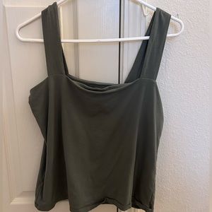 Loft Army green thick strap tanktop